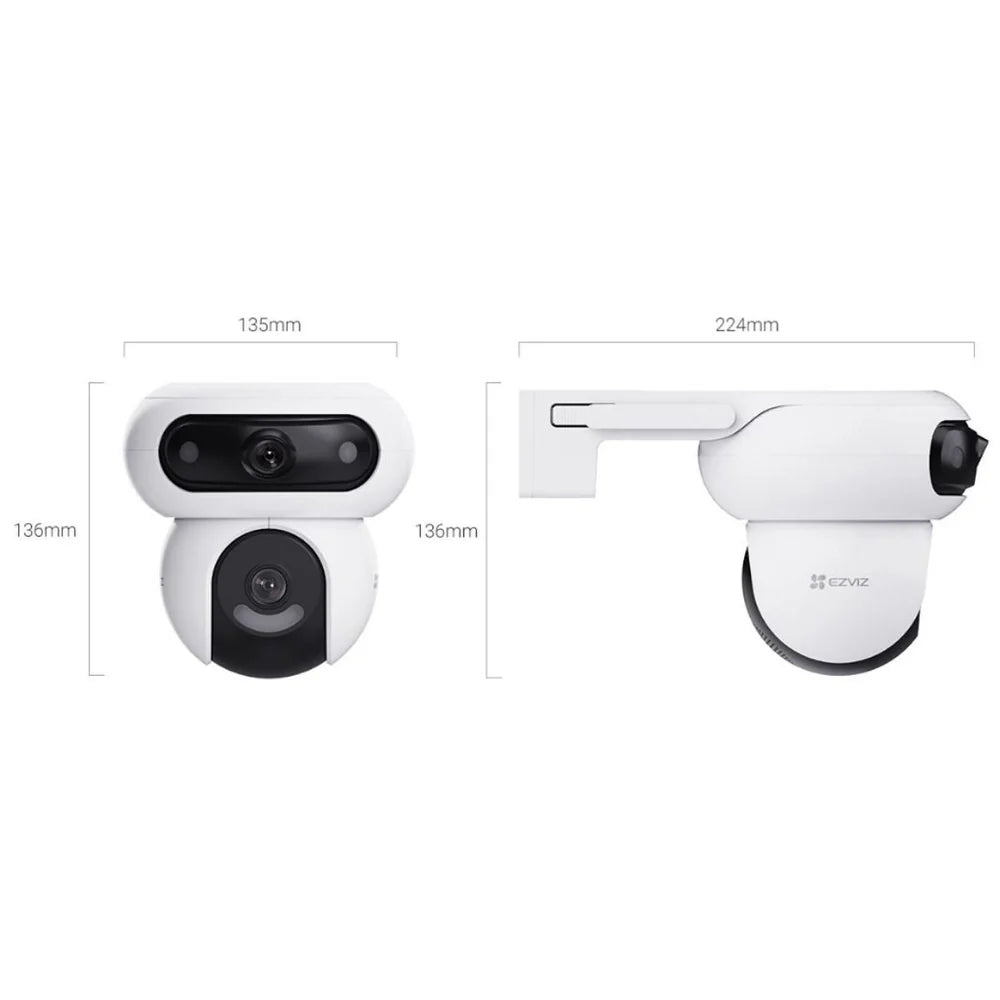 CÁMARA DE SEGURIDAD WIFI EZVIZ H90 DUAL 2K+ CON MOVIMIENTO PAN/TILT