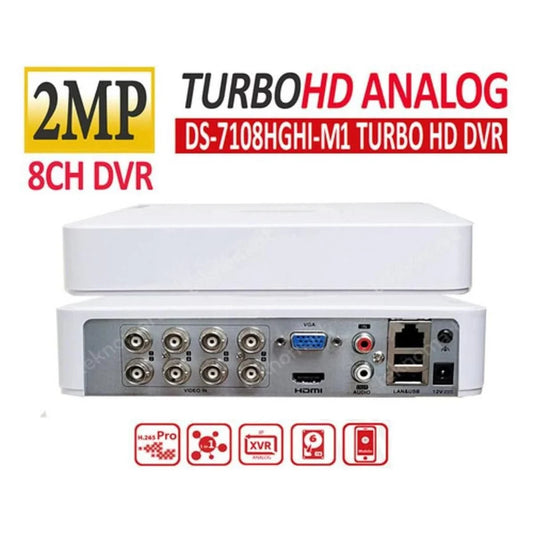 Dvr hik vision 8 Ch DS-7108HGHI-M1