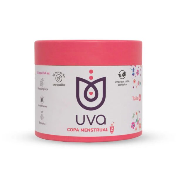 Copa Menstrual UVA 2 Salmon Talla A - Imagen 3