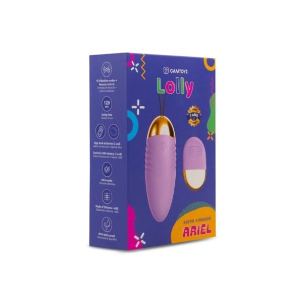 Huevo Vibrador Ariel Lila - Imagen 2