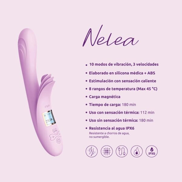 Vibrador Nelea Lila - Imagen 4